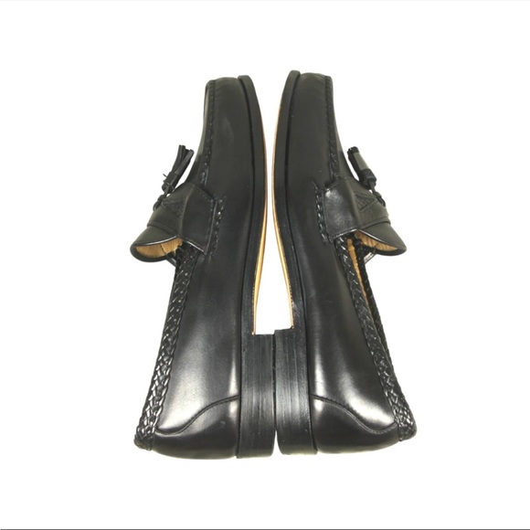 Allen Edmonds Maxfield Black Leather Tassel Loafers Size 11 NEW Dress Shoes - Picture 8 of 12